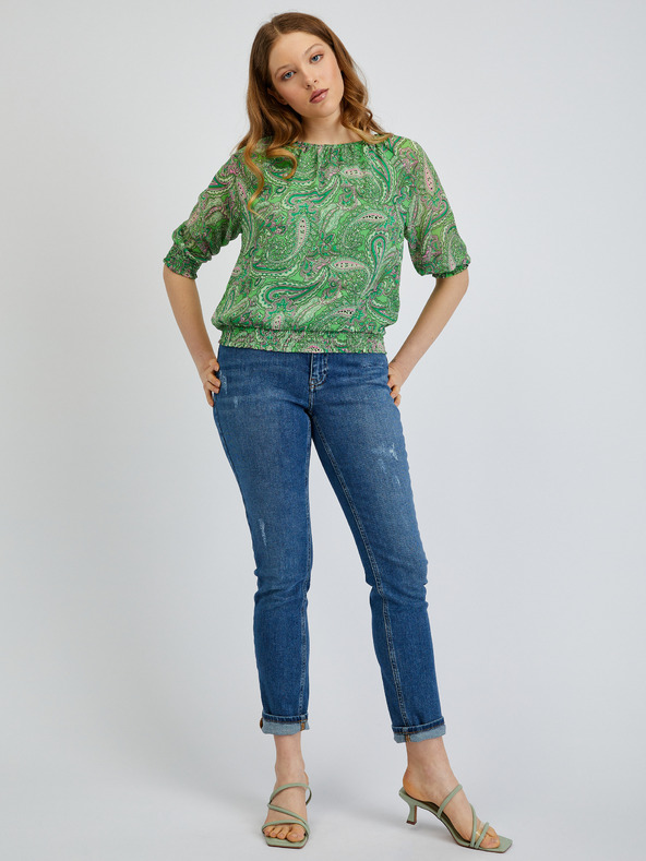 Orsay ORSAY zöld mintás női blúz