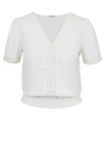 Orsay ORSAY fehér női póló díszítő elemekkel