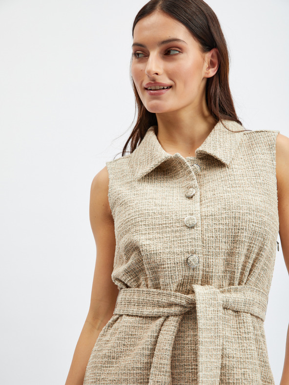 Orsay ORSAY világos barna női melírozott ruha