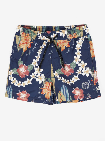 Jack & Jones Sötétkék fiúk mintás fürdőruha Jack & Jones Fiji