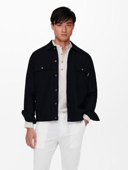 ONLY & SONS Fekete ingkabát ONLY & SONS
