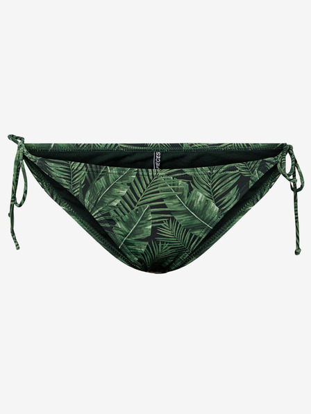 Pieces Zöld női mintás bikini alsó Pieces Bilma Bilma