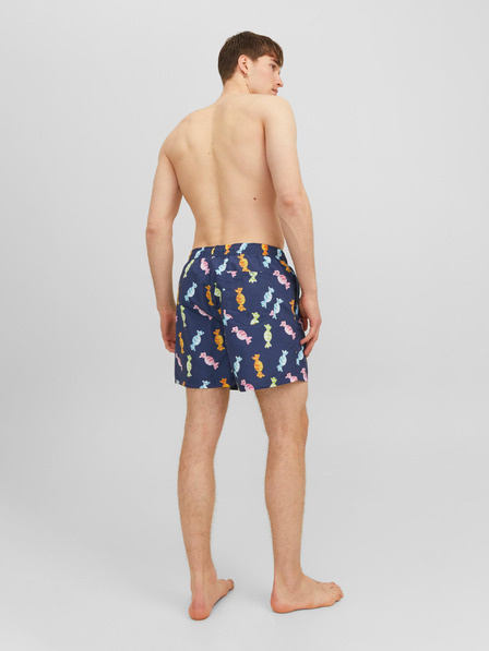 Jack & Jones Sötétkék férfi mintás fürdőruha Jack & Jones Fiji Fiji