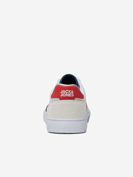 Jack & Jones Fehér férfi tornacipő szarvasbőr részletekkel Jack & Jones Uston