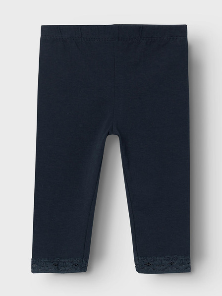 name it Sötétkék rövid csipkés lány leggings név Vista