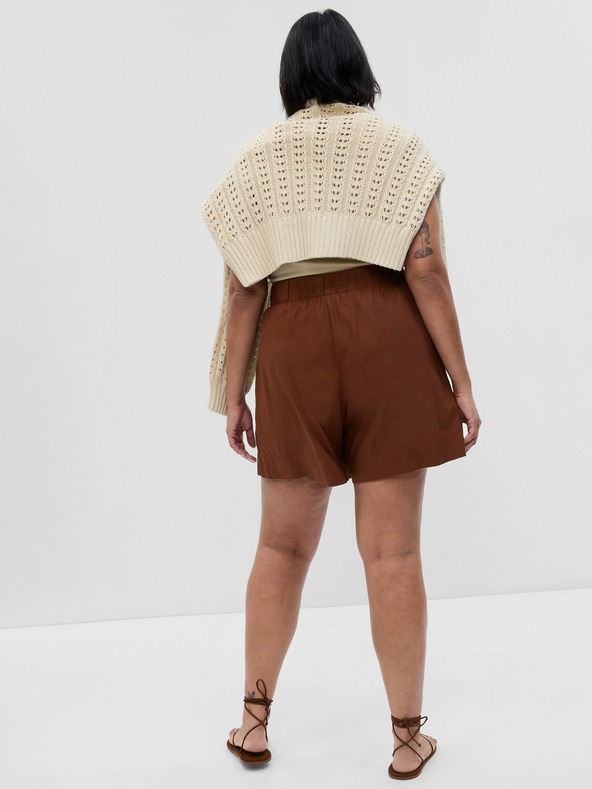 GAP Vászon rövidnadrágok rugalmas derékkal GAP