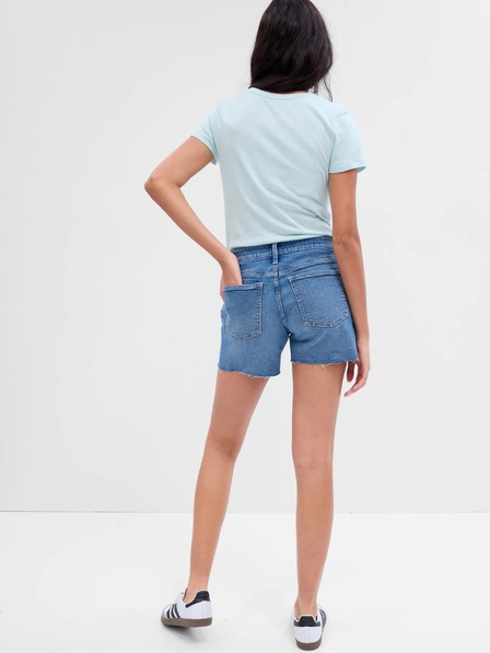 GAP Közepesen rongált Mid Rise farmer rövidnadrág GAP