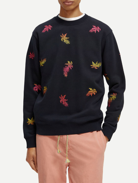 Scotch & Soda Sötétkék Scotch & Soda férfi mintás melegítőfelső