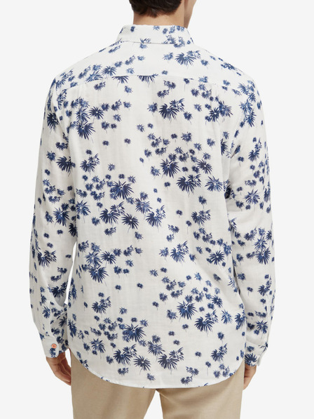 Scotch & Soda Fehér férfi virágos Scotch & Soda póló