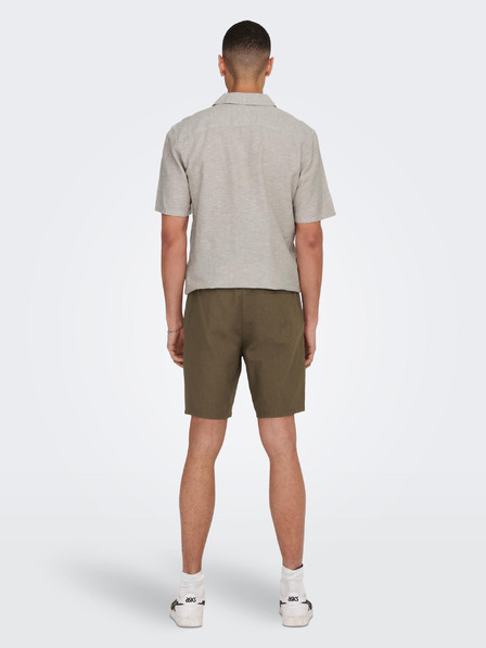 ONLY & SONS Barna férfi vászonnadrág ONLY & SONS Linus Linus