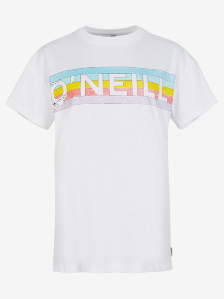 O'Neill Fehér Női nyomtatott O'Neill CONNECTIVE GRAPHIC LONG TSHIRT