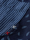 Scotch & Soda Sötétkék férfi mintás rövid ujjú póló Scotch & Soda
