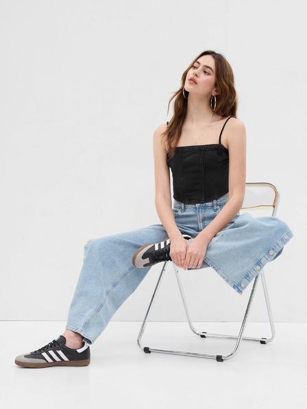 GAP Farmer fűző crop top GAP