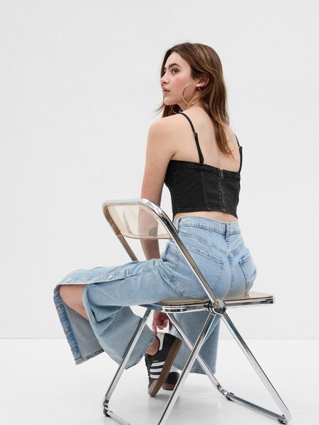 GAP Farmer fűző crop top GAP