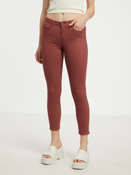 CAMAIEU Burgundi női skinny fit farmer CAMAIEU