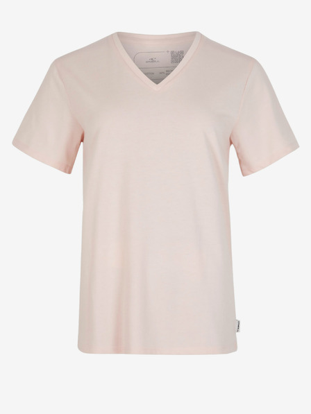 O'Neill Bézs színű női alap v-nyakú O'Neill ESSENTIALS V-NECK T-SHIRT O'Neill ESSENTIALS V-NECK női póló