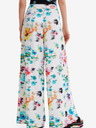 Desigual Fehér Desigual Daniela női virágos nadrág Desigual Daniela női nadrág