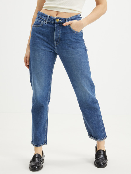 Lee Lee Carol kék női cropped straight fit farmer