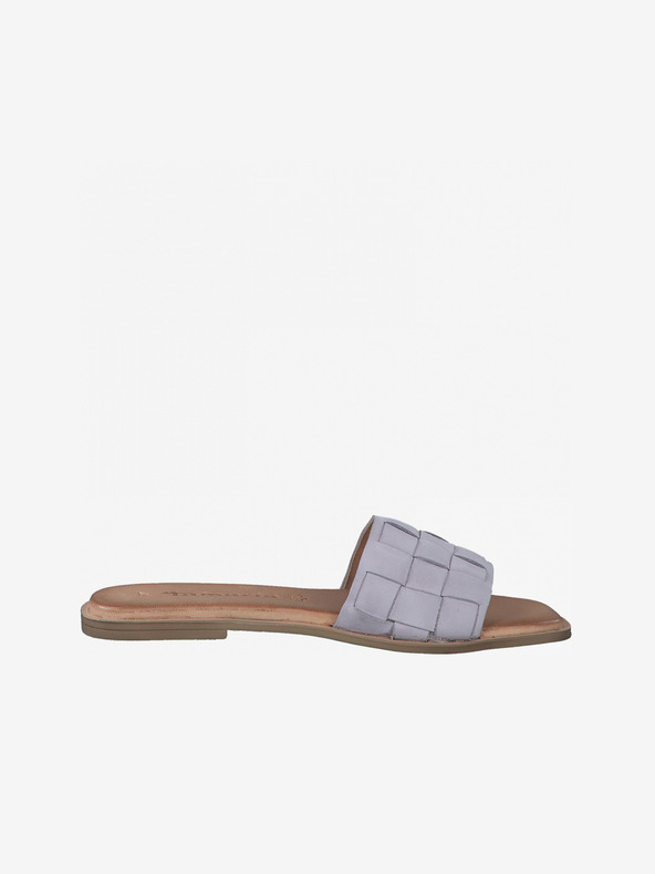 Tamaris Tamaris világos lila bőrpapucs