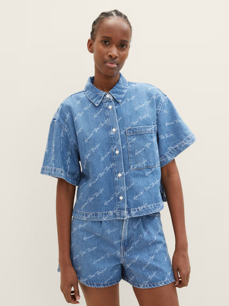 Tom Tailor Denim Kék női mintás farmering Tom Tailor Denim