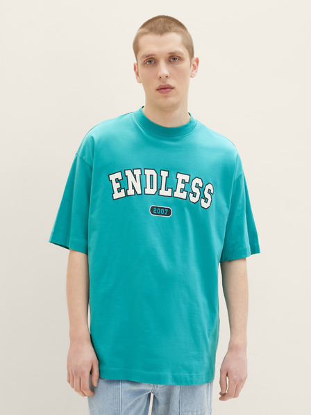 Tom Tailor Denim Türkiz férfi Tom Tailor farmer póló póló