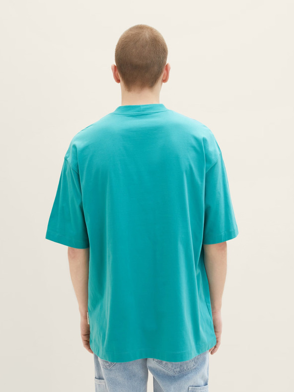 Tom Tailor Denim Türkiz férfi Tom Tailor farmer póló póló