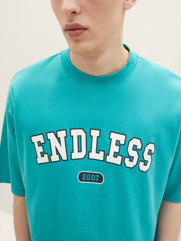 Tom Tailor Denim Türkiz férfi Tom Tailor farmer póló póló