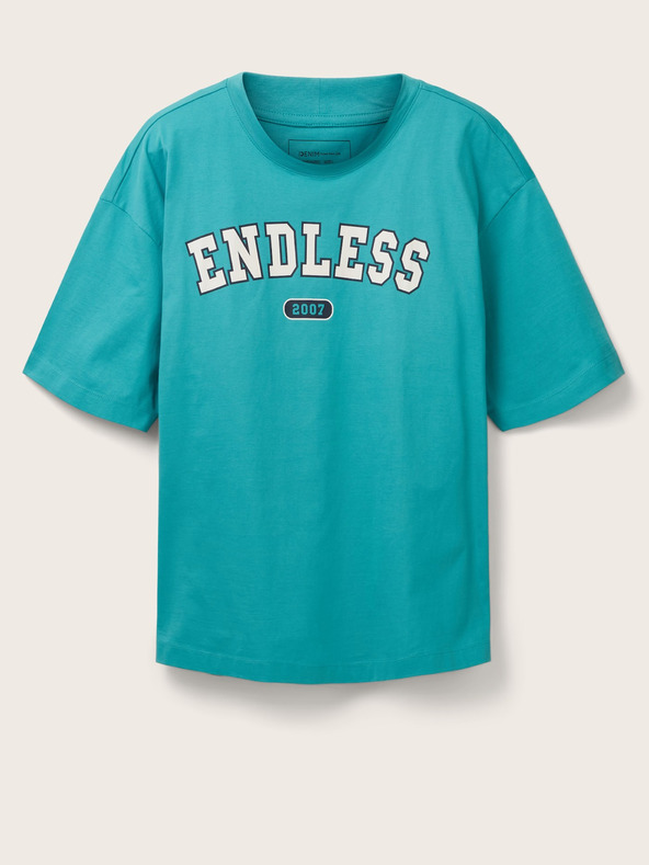 Tom Tailor Denim Türkiz férfi Tom Tailor farmer póló póló