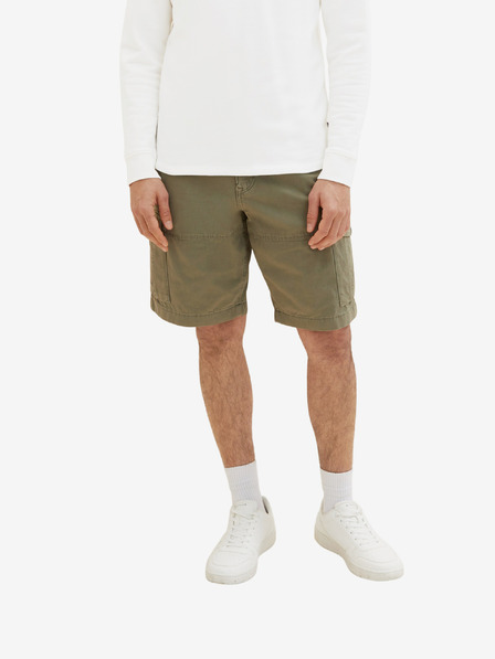 Tom Tailor Khaki színű férfi rövidnadrág zsebekkel Tom Tailor