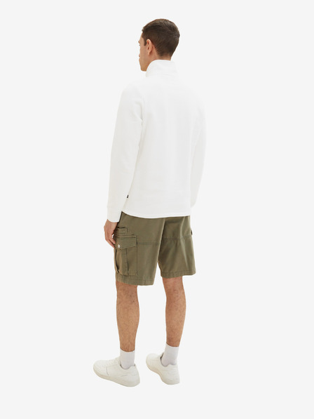 Tom Tailor Khaki színű férfi rövidnadrág zsebekkel Tom Tailor