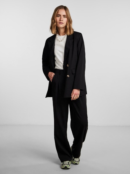 Pieces Fekete női oversized blézer Pieces Thelma