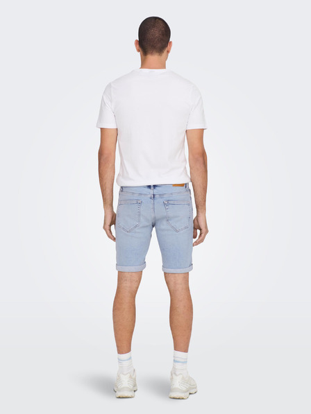 ONLY & SONS Világoskék férfi farmer rövidnadrág ONLY & SONS Ply