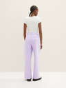 Tom Tailor Denim Világos lila női széles szárú nadrág Tom Tailor Denim
