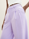 Tom Tailor Denim Világos lila női széles szárú nadrág Tom Tailor Denim