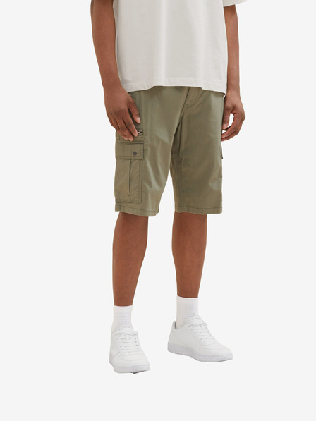 Tom Tailor Khaki színű férfi rövidnadrág zsebekkel Tom Tailor