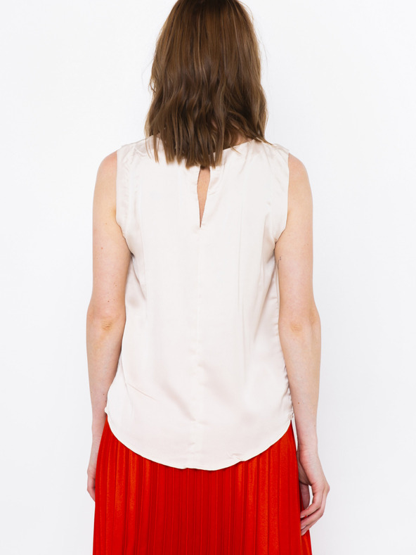 CAMAIEU Krémszínű női blúz CAMAIEU