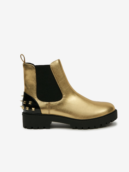 Desigual Desigual Biker Gold női bokacsizma