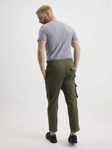ONLY & SONS Khaki színű nadrág zsebekkel ONLY & SONS Rod