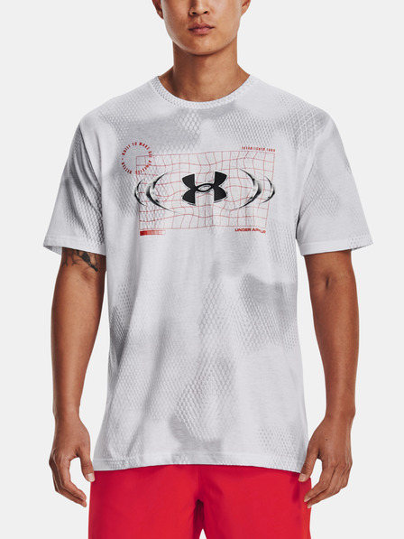 Under Armour Férfi póló Under Armour UA FBTL AOP METAL LOGO SS