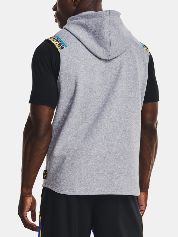 Under Armour Férfi felső Under Armour CURRY FLEECE SLVLS HOODY