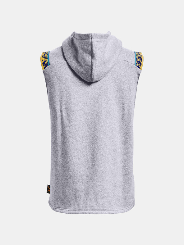 Under Armour Férfi felső Under Armour CURRY FLEECE SLVLS HOODY