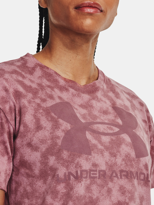 Under Armour Női póló Under Armour UA LOGO AOP HEAVYWEIGHT SS