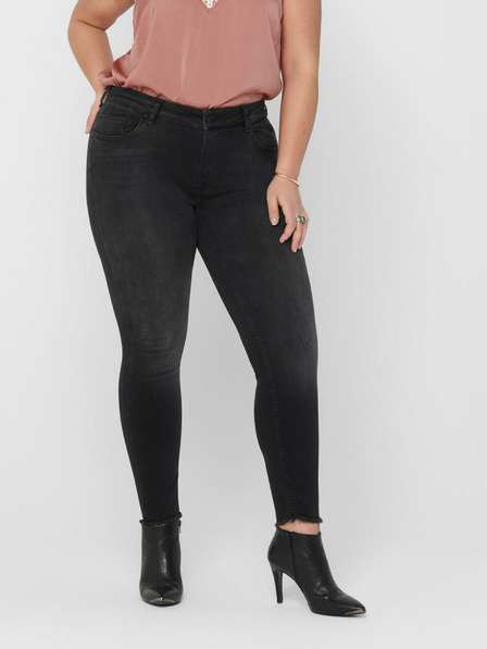 ONLY CARMAKOMA Fekete skinny fit farmer ONLY CARMAKOMA Willy
