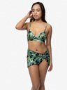 DORINA Fekete-zöld női mintás fürdőruha alsó DORINA Kano DORINA Kano