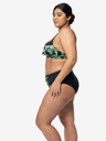 DORINA Fekete és zöld női mintás fürdőruha felső DORINA Kano DORINA Kano