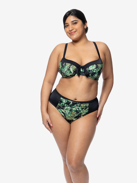 DORINA Zöld és fekete női mintás bikini alsó DORINA Kano DORINA Kano