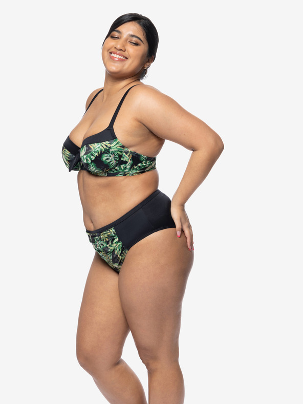 DORINA Zöld és fekete női mintás bikini alsó DORINA Kano DORINA Kano