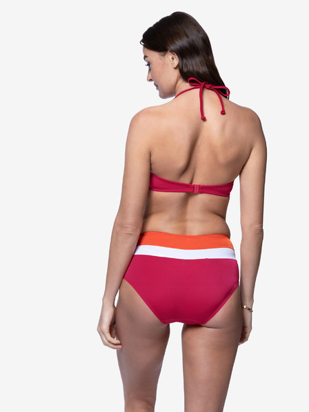 DORINA Narancssárga és rózsaszín női csíkos bikini alsó DORINA Lawaki