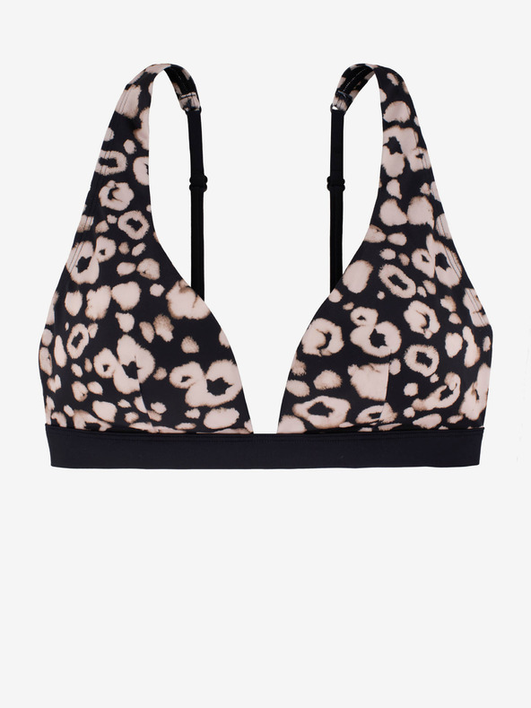 DORINA Rózsaszín és fekete női mintás bikinifelső DORINA Lagos Lagos