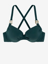 DORINA Sötétzöld női DORINA Opio bikinifelső